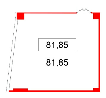 Помещение в ЖК БЦ ELEMENT PRIME, 81.85 м², 3 этаж