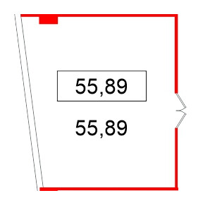 Помещение в ЖК БЦ ELEMENT PRIME, 55.89 м², 8 этаж
