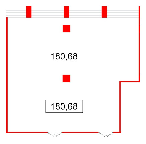 Помещение в ЖК БЦ ELEMENT PRIME, 180.68 м², 5 этаж