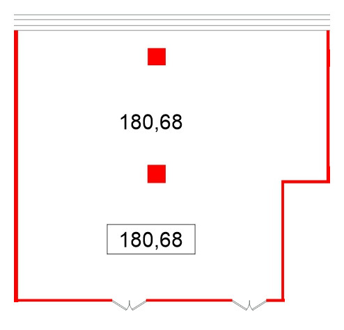 Помещение в ЖК БЦ ELEMENT PRIME, 180.68 м², 8 этаж