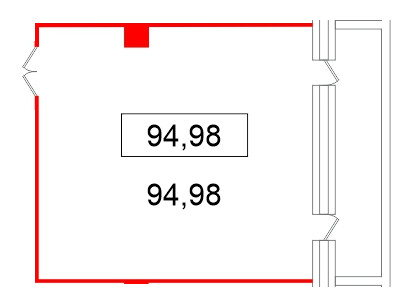 Помещение в ЖК БЦ ELEMENT PRIME, 94.98 м², 8 этаж