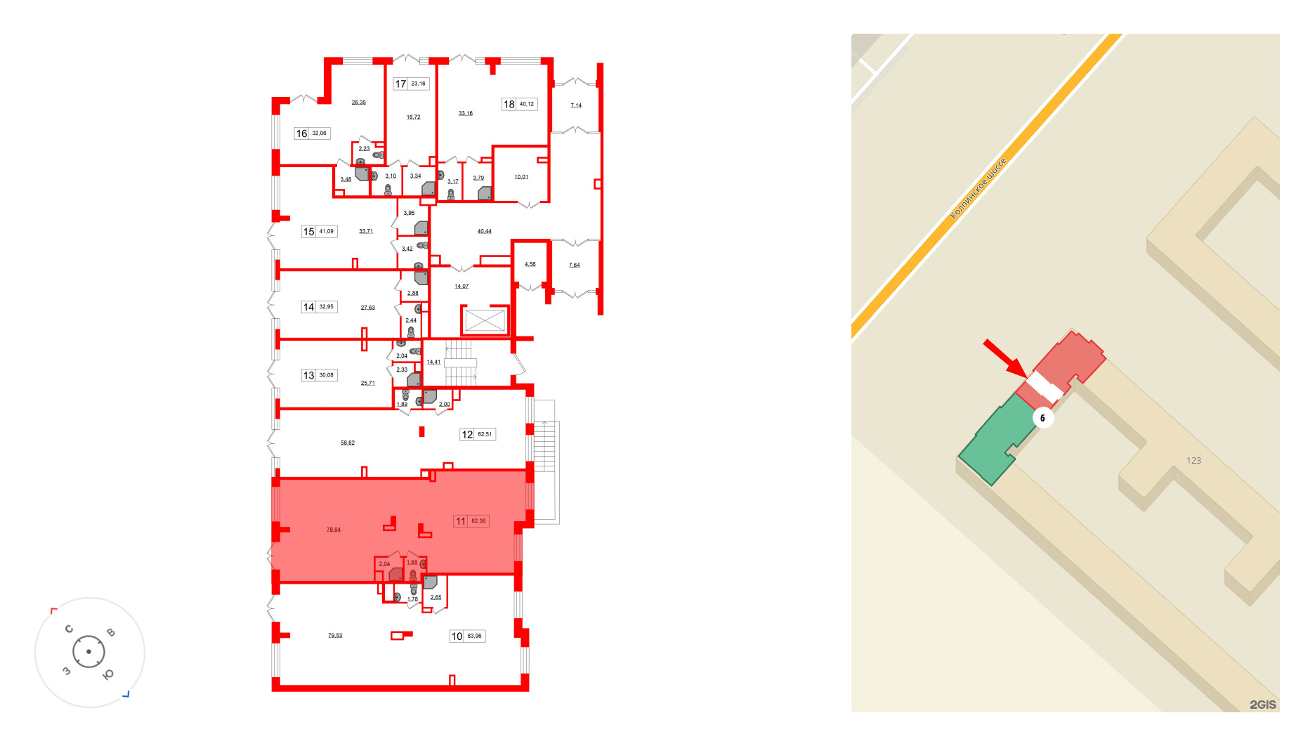 Помещение в ЖК Univer City, 85 м², 1 этаж