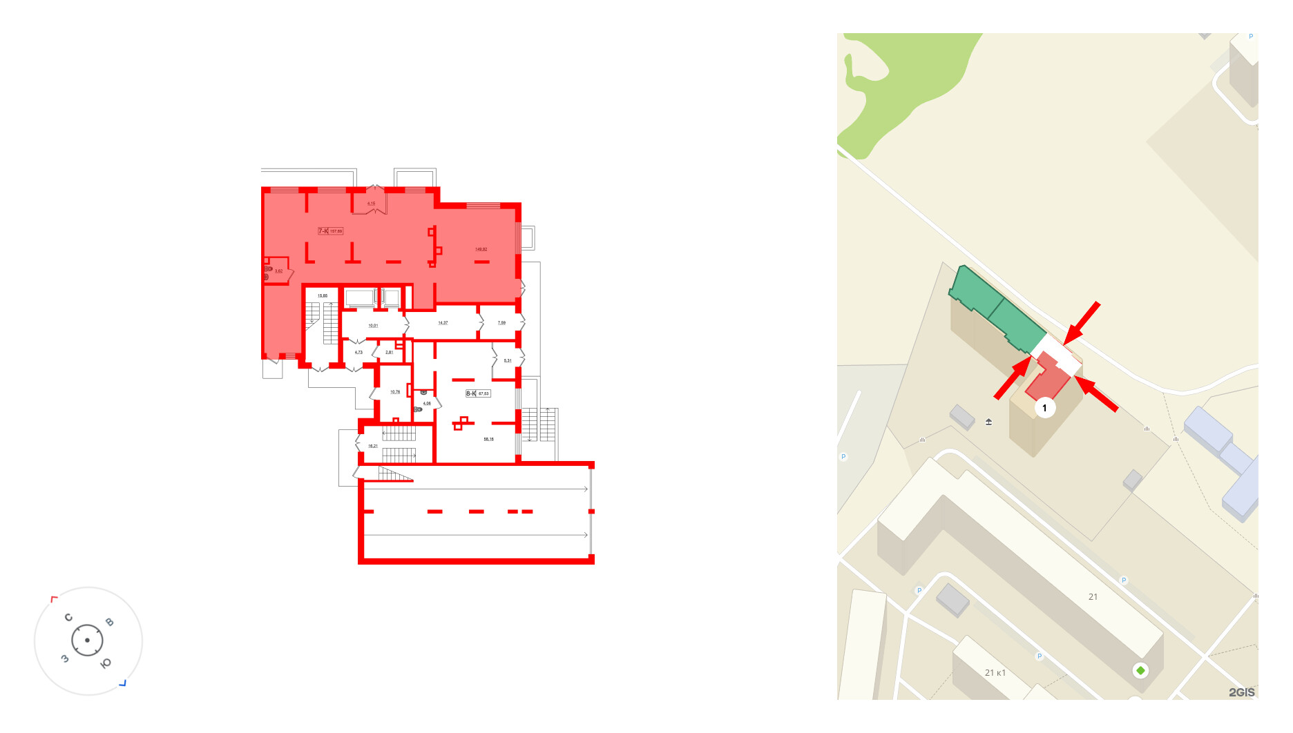 Помещение в ЖК Смарт, 160.5 м², 1 этаж