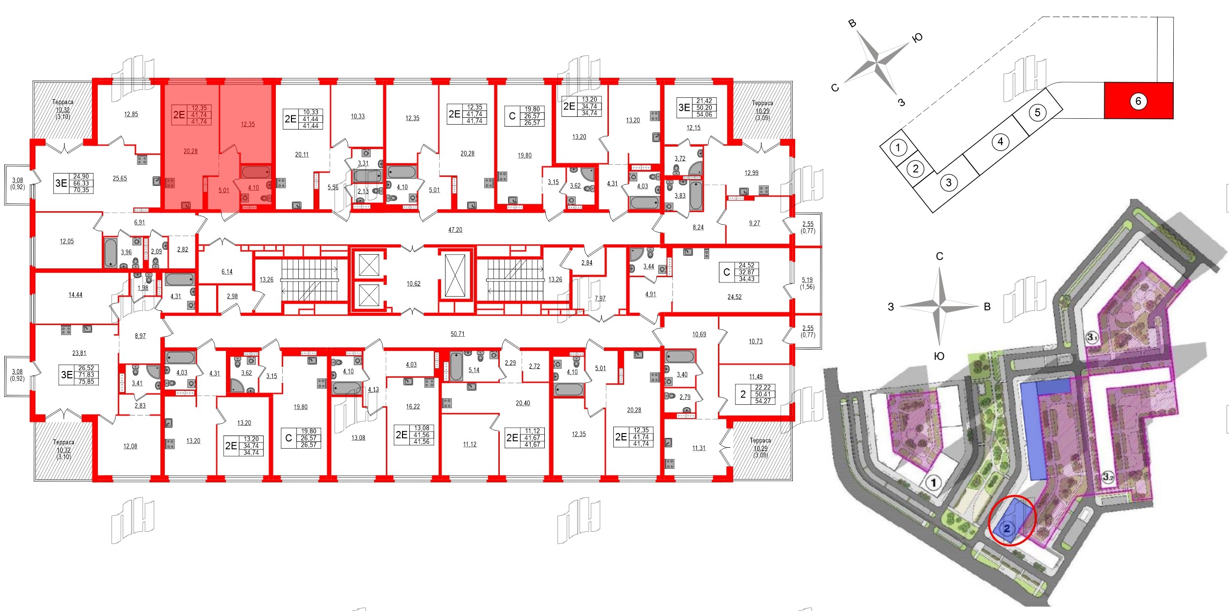 Квартира в ЖК Максималист, 1 комнатная, 41.74 м², 18 этаж