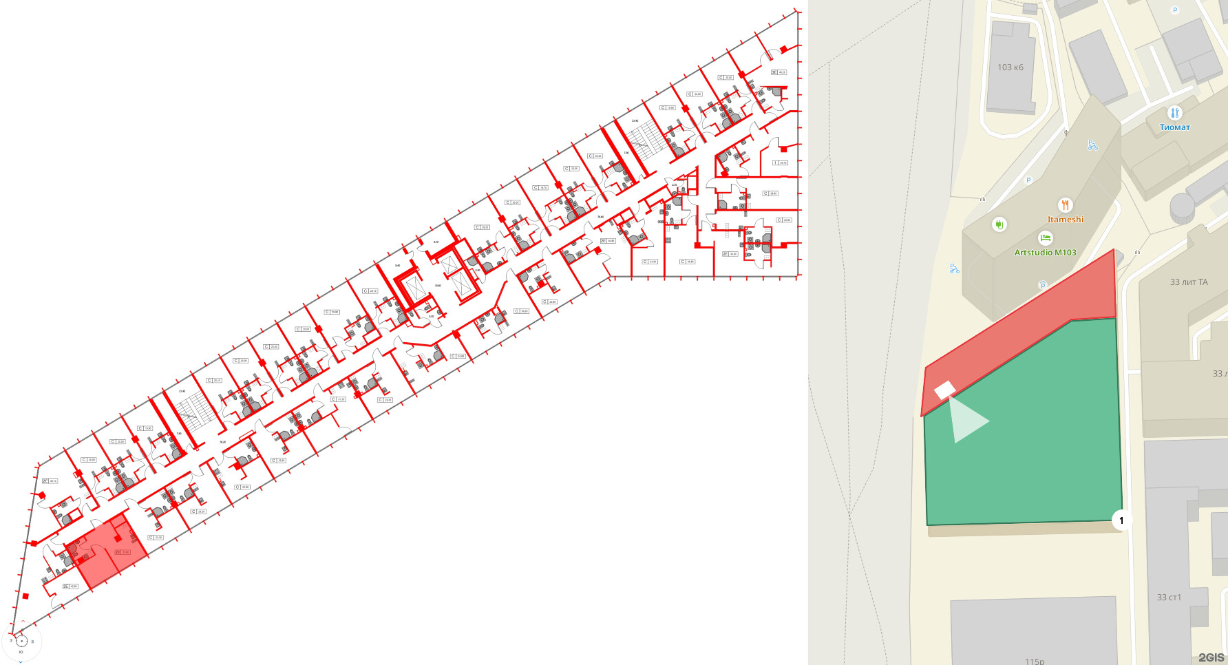 Апартаменты в ЖК Апарт-отель «МОСКО», 1 комнатные, 29.8 м², 7 этаж