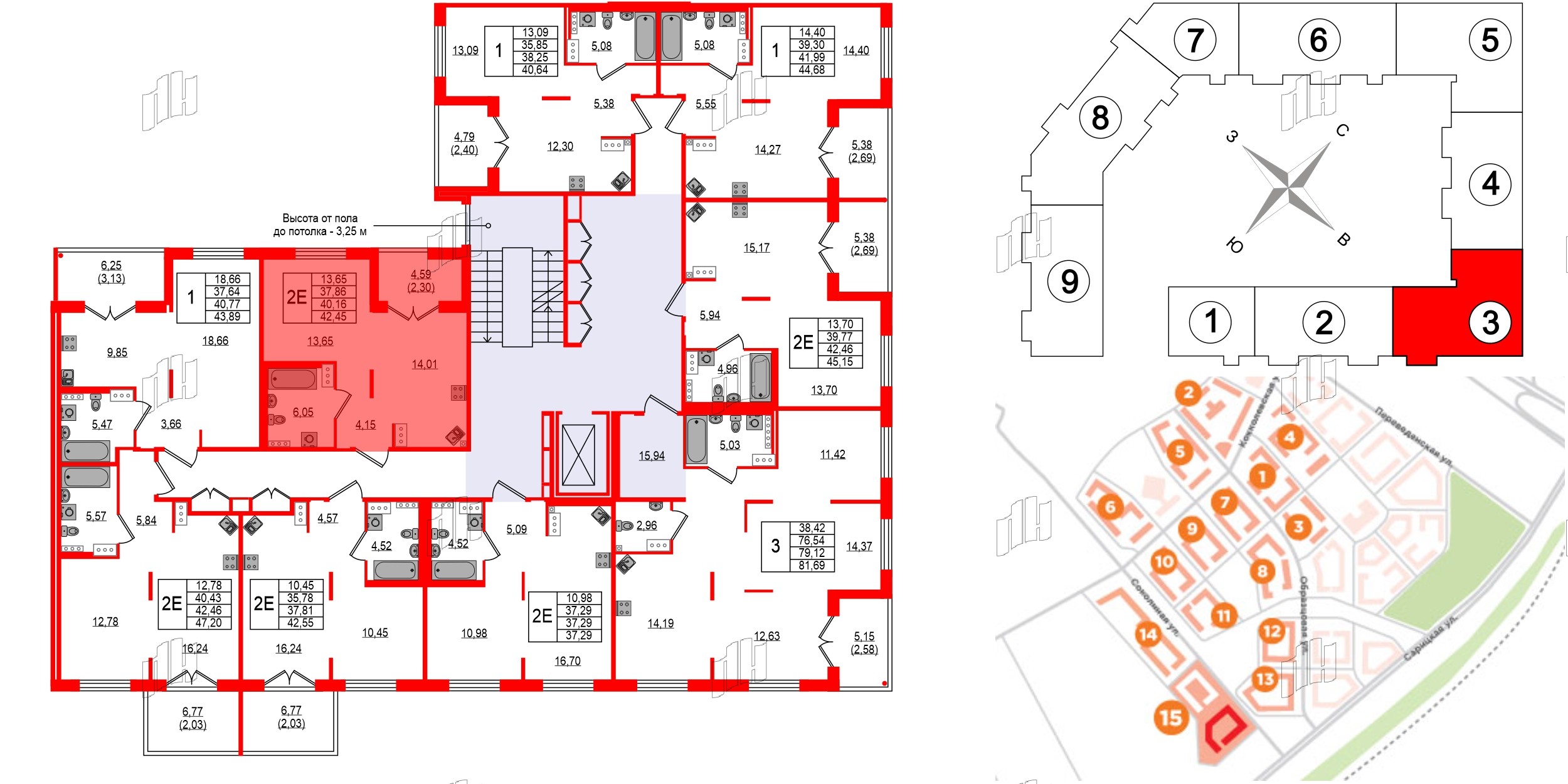 Квартира в ЖК Образцовый квартал, 1 комнатная, 37.86 м², 4 этаж