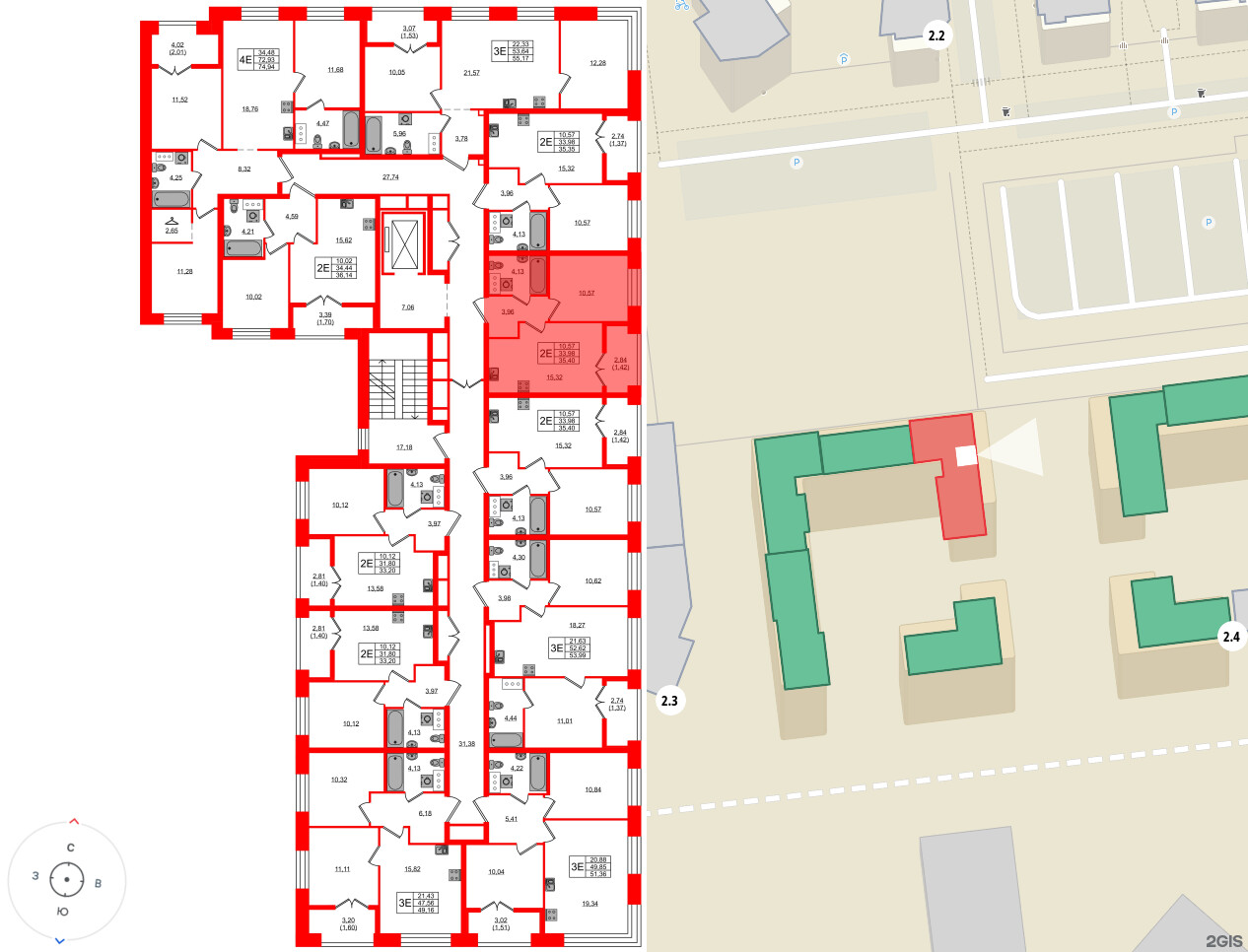 Квартира в ЖК NEWПИТЕР, 1 комнатная, 35.4 м², 9 этаж