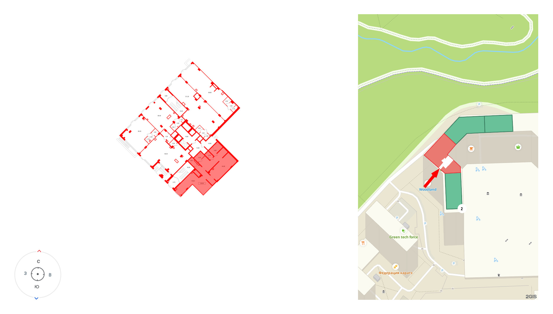 Помещение в ЖК Европейский парк, 126.9 м², 1 этаж