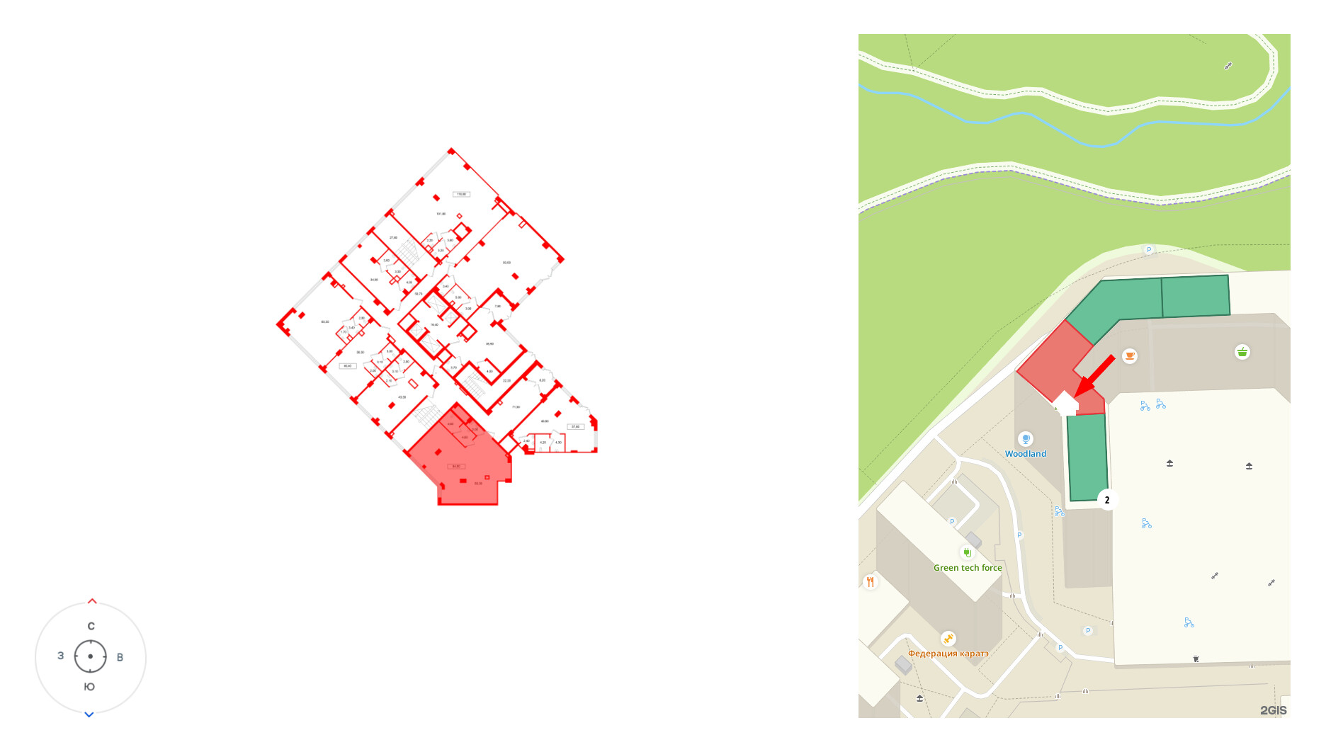 Помещение в ЖК Европейский парк, 94.5 м², 2 этаж