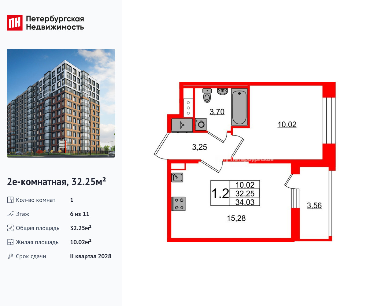 1-комнатная, 32.25 м2, ЖК «Астра Континенталь» 1-комнатная, 32.25 м2, ЖК «Астра Континенталь»